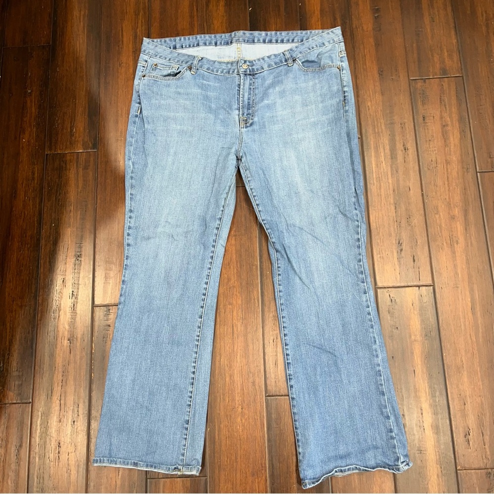 Bitten by Sarah Jessica Parker Light Blue Boot Cut Jeans Sz 22R